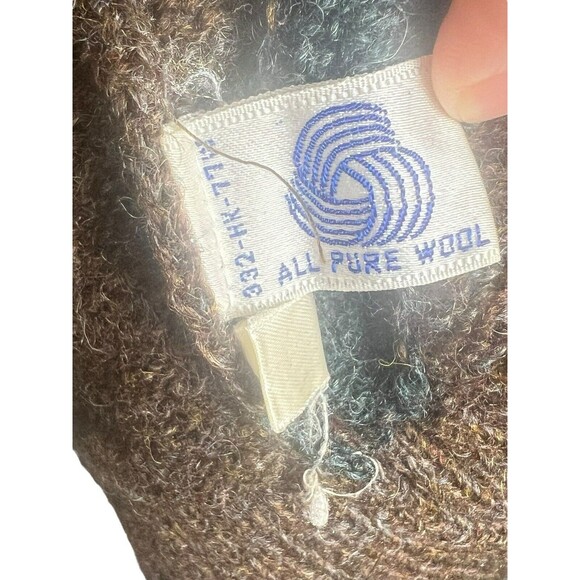 Vintage Cambridge Classics Sweater Mens XL Wool Grandpa Professor Pattern Argyle - Picture 9 of 9